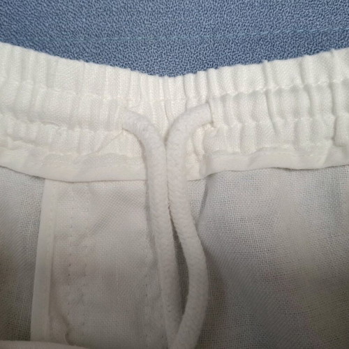 White men's linen shorts Zara XL like new
