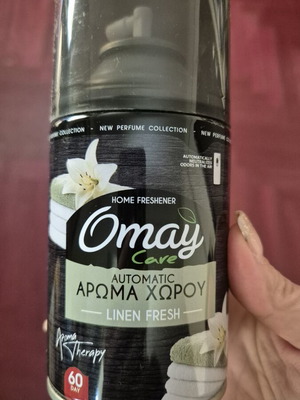 Ανταλλακτικό αυτόματο άρωμα χώρου Omay Care Linen Fresh 260ml