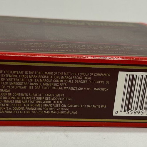 Matchbox 1986 Models of Yesteryear Y-23 1922 A.E.C. Omnibus like new