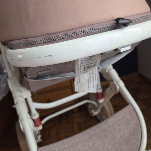 Lorelli Luna 2 in 1 baby stroller beige, convertible bassinet