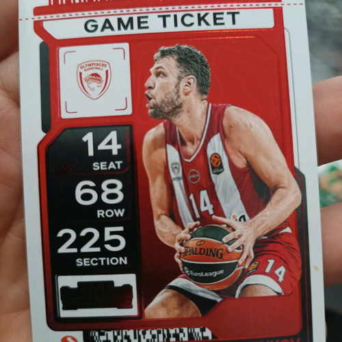 Euroleague collectible cards Nikola Milutinov and Sasha Vezenkov new