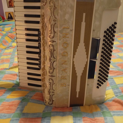 Brandoni accordion new, 80 bass, Italian