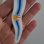 Playmobil flag with crown