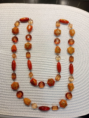 Women's Long Necklace like new, 96 cm
