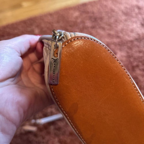 Valentino crossbody bag used, beige and brown