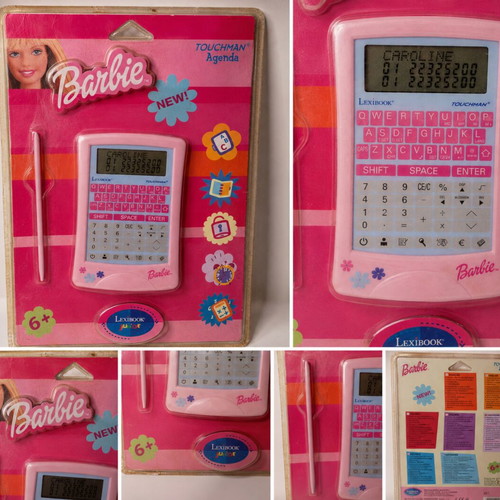 Barbie Touchman Agenda Lexibook Junior vintage, like new
