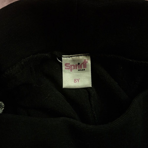Sprint girls' tracksuit set size 8, like new, black and pink