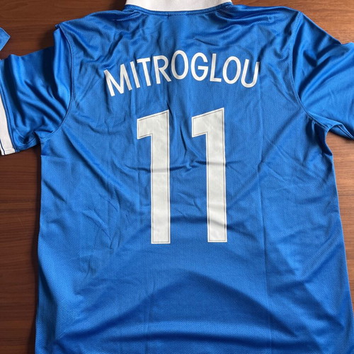 Greece National Team Jersey used, signed by Mitroglou, 2015 season