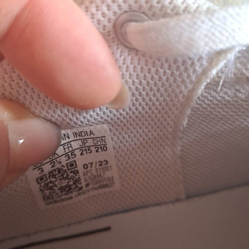 Adidas sneakers size 35 used, white