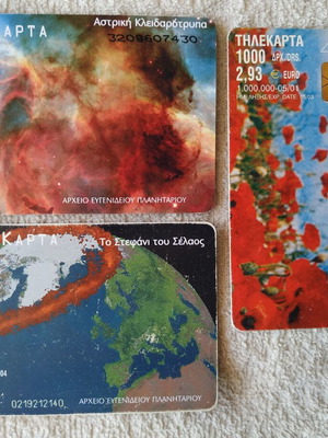 Phone cards nature collection like new