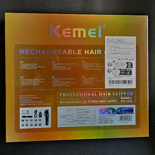 Kemei KM 1858 DLC professional hair clipper new
