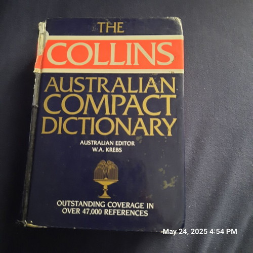 Australian vintage dictionary used, compact size