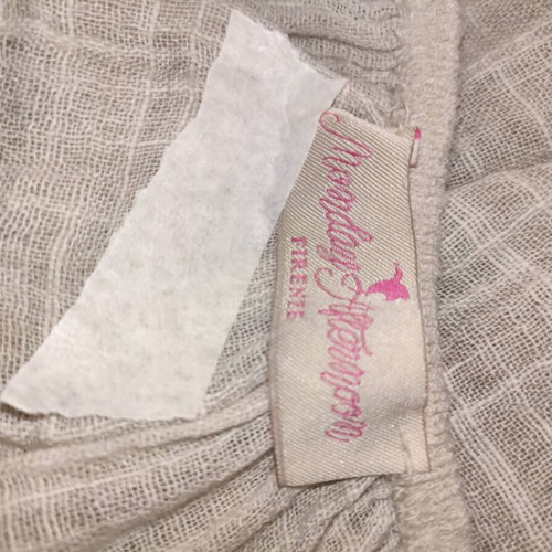 Women's airy blouse 4XL like new, cotton with embroidery beige