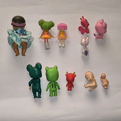 Figures used, pack of 11 with Lalaloopsy, Littlest Pet Shop, Little Pony