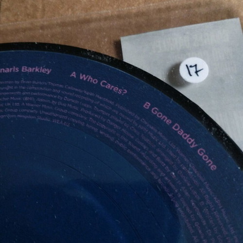 Gnarls Barkley Who Cares?/Gone Daddy Gone 7" Picture Disc like new