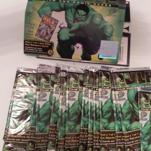 Hulk Film & Comic Cards pack of 16, 2003, Upper Deck Marvel, like new