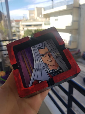 handmade ashtray Yugioh (Peg)