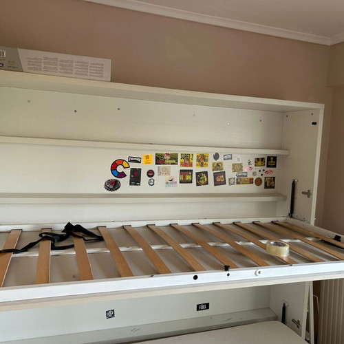 Bunk beds used, only the lower bed in excellent condition