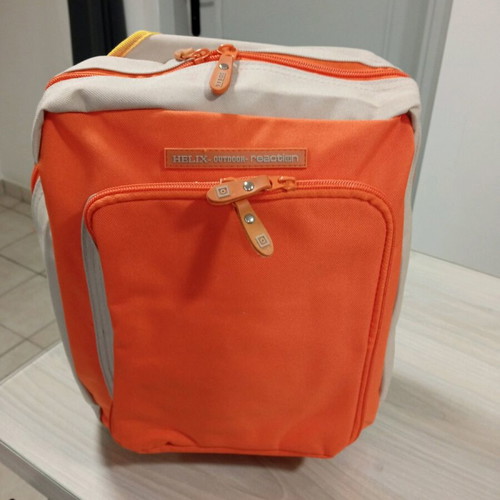 Crossbody bag new orange durable material for daily use