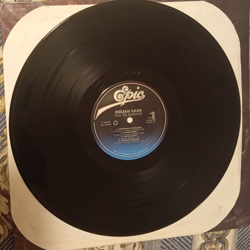 Meliah Rage Kill to Survive vinyl record used, metal, 1988 first edition