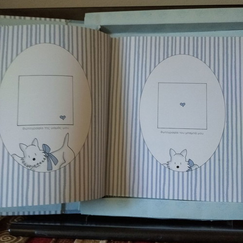Baby boy album diary new in hardcover case