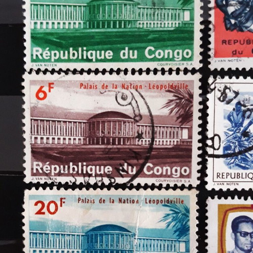 Congo stamps 1964-1970 like new, set of 6