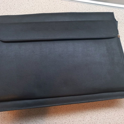 Falcon laptop case waterproof synthetic leather like new black