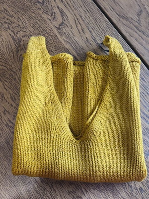 Knitted top new, mustard color, H&M, sizes S and M