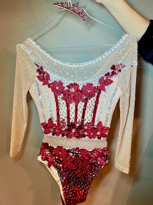 Rhythmic gymnastics leotard handmade new for 10-12 years old