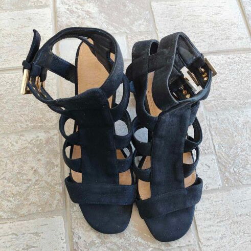 Mexx sandals used, black, size 40