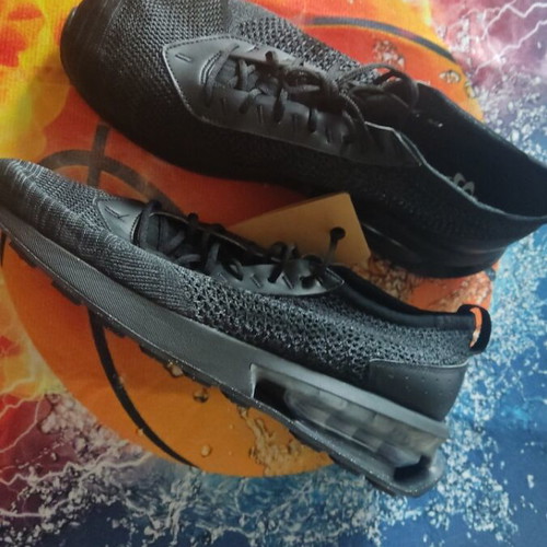 Nike Air Max Flyknit Racer Size 46 New Black Athletic Shoes