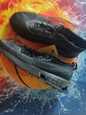 Nike Air Max Flyknit Racer Size 46 New Black Athletic Shoes