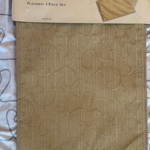 Cotton placemats new, pack of 12, Greek brand G B Bianco