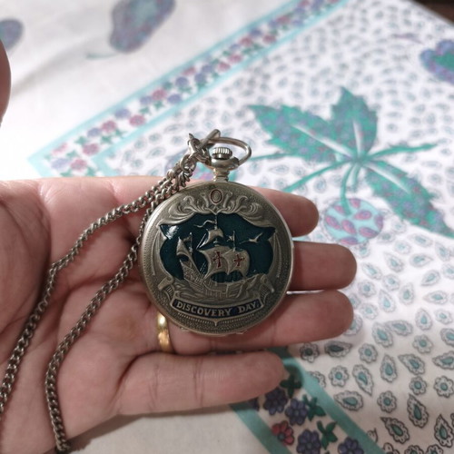 Molnija pocket watch like new, men's