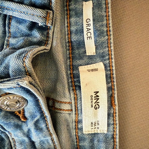 Mango women's set like new, size S, white and blue