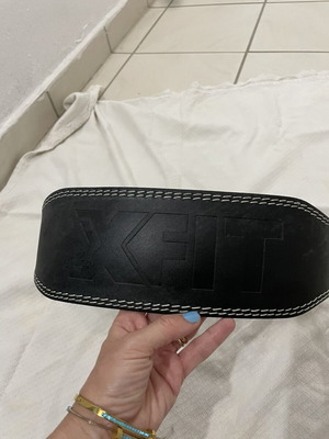 X-FIT leather weightlifting belt like new, 1 meter