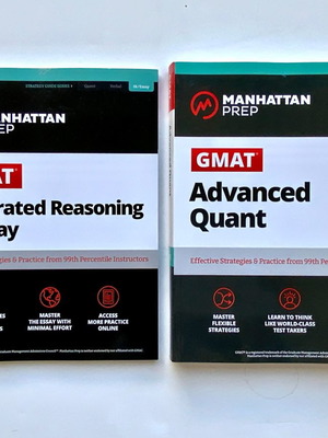2 Volumes GMAT Manhattan Prep Strategy Guides new