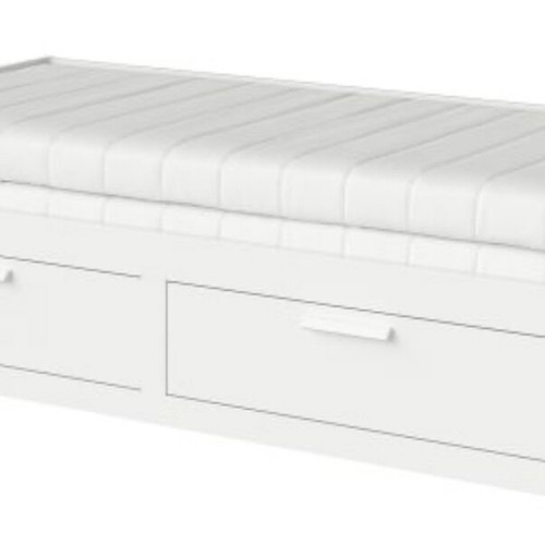 IKEA sofa bed with storage drawers, like new