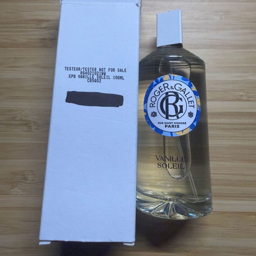 Roger & Gallet Vanille Soleil 100ml Eau de Parfum new tester