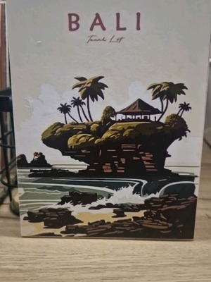Wooden decorative sign Bali like new, 13×18 cm