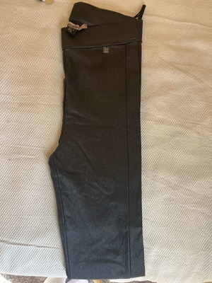 Клин с кожен ефект и glider Attrattivo като нов, черен, размер S