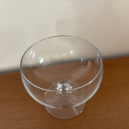 Glass cups and bowls like new, set of 12 pieces