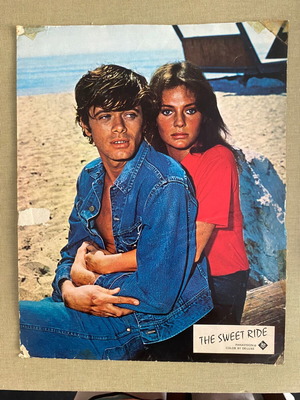 The Sweet Ride 1968 vintage lobby card with Jacqueline Bisset & Michael Sarrazin