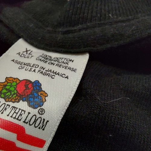 Vintage Solar System Planets Shirt Fruit of the Loom XL like new, black
