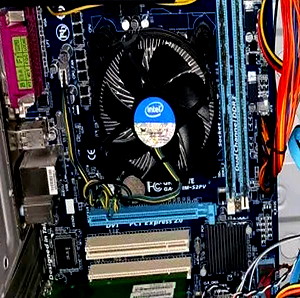 mobo ram (4gb) motherboard (gigabyte) cpu (i3)