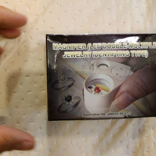 LED magnifier new with double and multiple magnification for jewelry