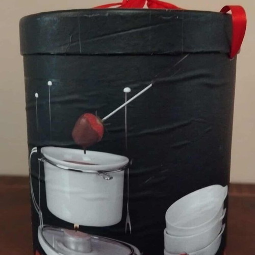 Fondue set for 4 people ceramic new