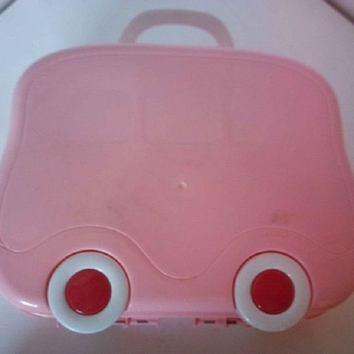 Kids kitchen suitcase with wheels used
