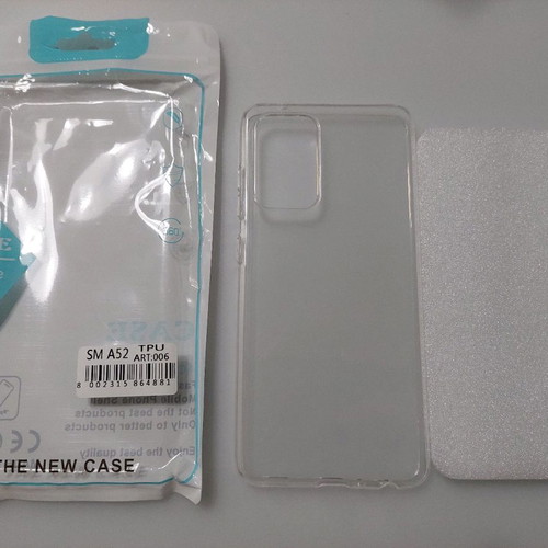 Samsung Galaxy A52s transparent case new