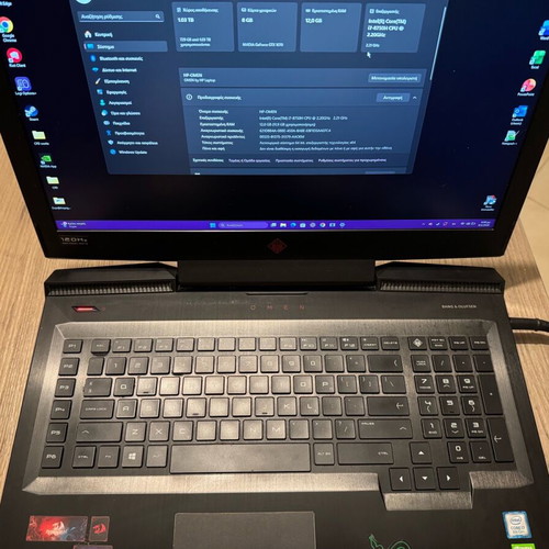 HP OMEN 17 Gaming Laptop used with i7, GTX 1070, 120Hz, SSD